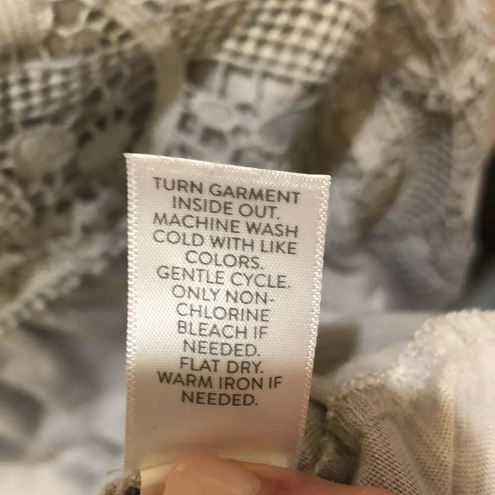 J Jill gray t shirt embellished work across neckline and shoulders. XL - Picture 5 of 5